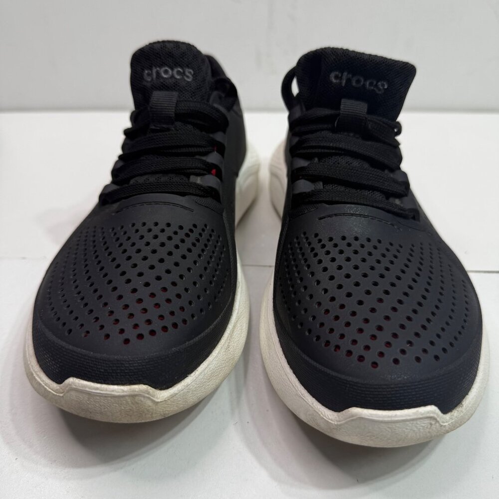 Crocs Womens Size 8 LiteRide Black Sneakers Casual Athletic Shoes - Picture 2 of 9